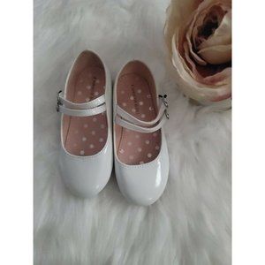 Christie & Jill White Toddler girls Patent Shoes Twinkle